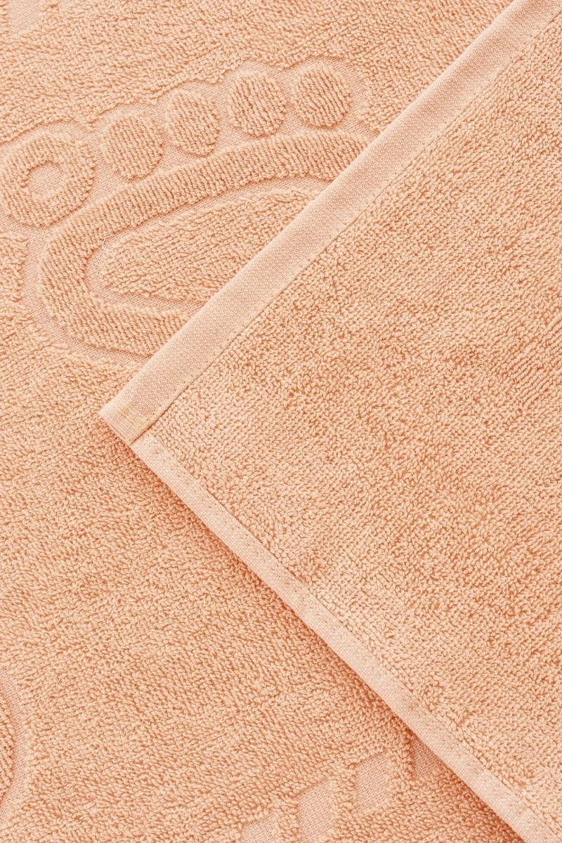 Полотенце Софатекс 50 * 70 коврик ножки 2шт (персик)