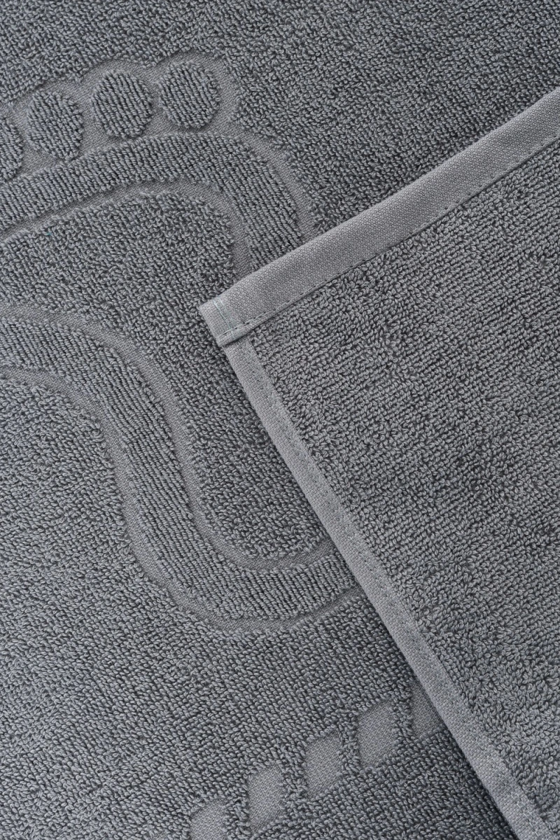 Полотенце Софатекс 50 * 70 коврик ножки 2шт (серый)