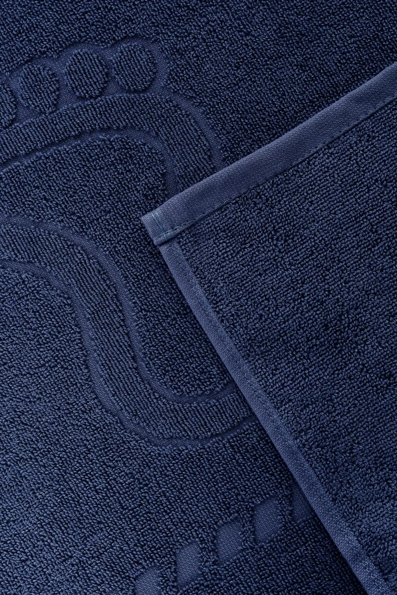 Полотенце Софатекс 50 * 70 коврик ножки 2шт (синий)