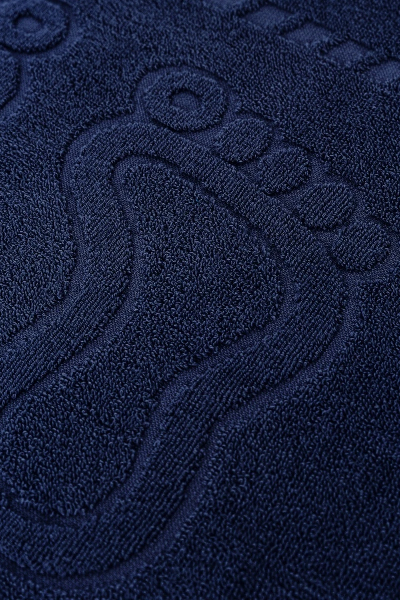 Полотенце Софатекс 50 * 70 коврик ножки 2шт (синий)