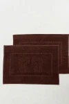 Полотенце Софатекс 50 * 70 коврик ножки 2шт (шоколад)