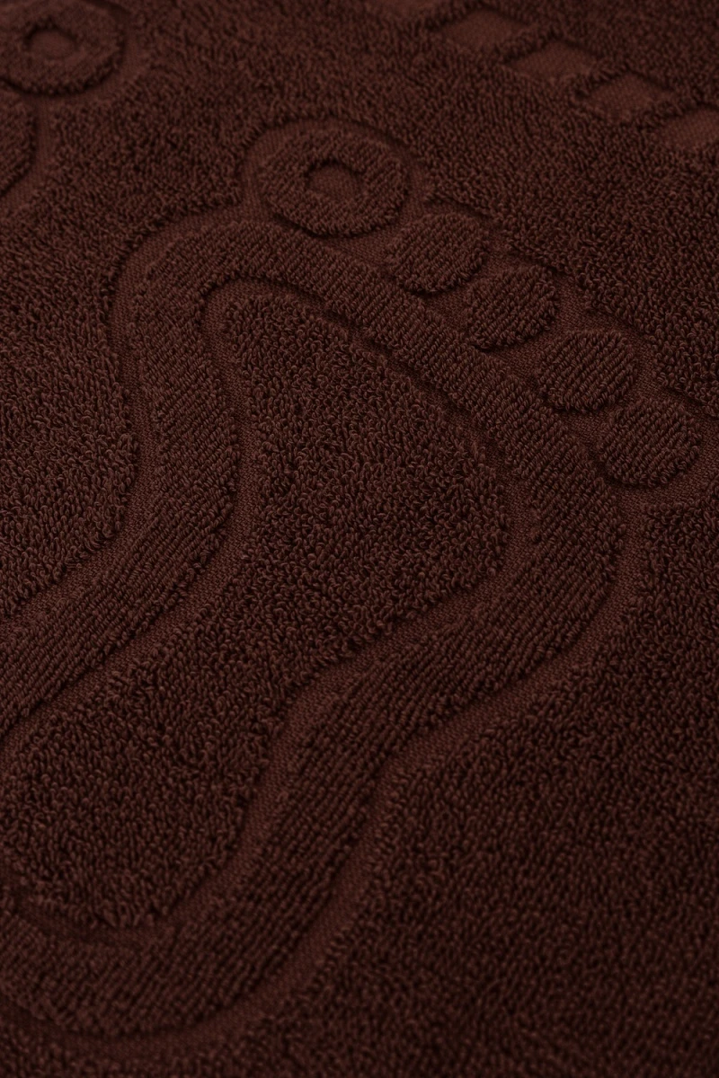 Полотенце Софатекс 50 * 70 коврик ножки 2шт (шоколад)