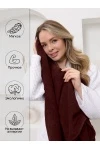 Полотенце Софатекс 70 * 140 для ванной и бани bs (шоколад)