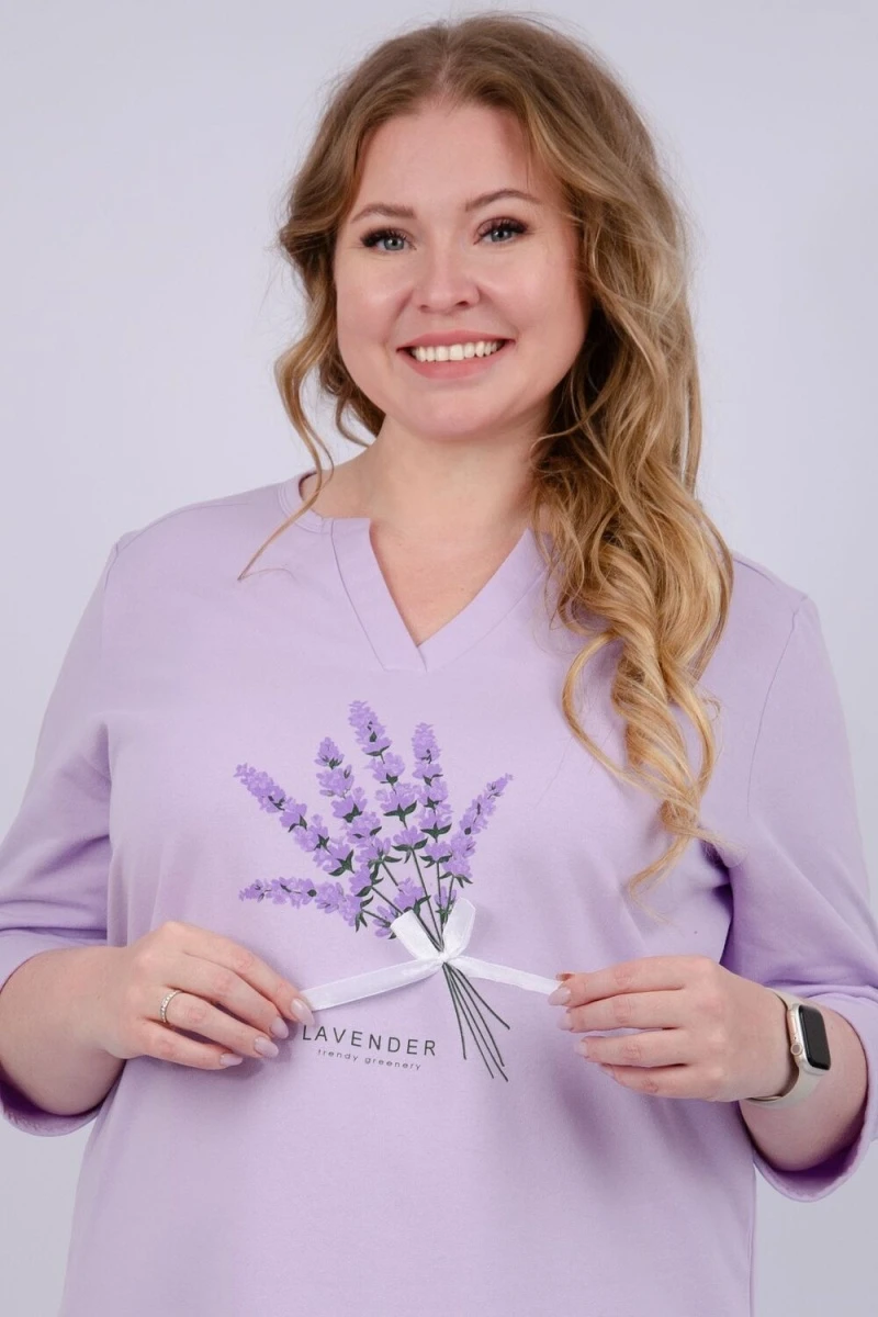 Сорочка Лаванда (сиреневый)