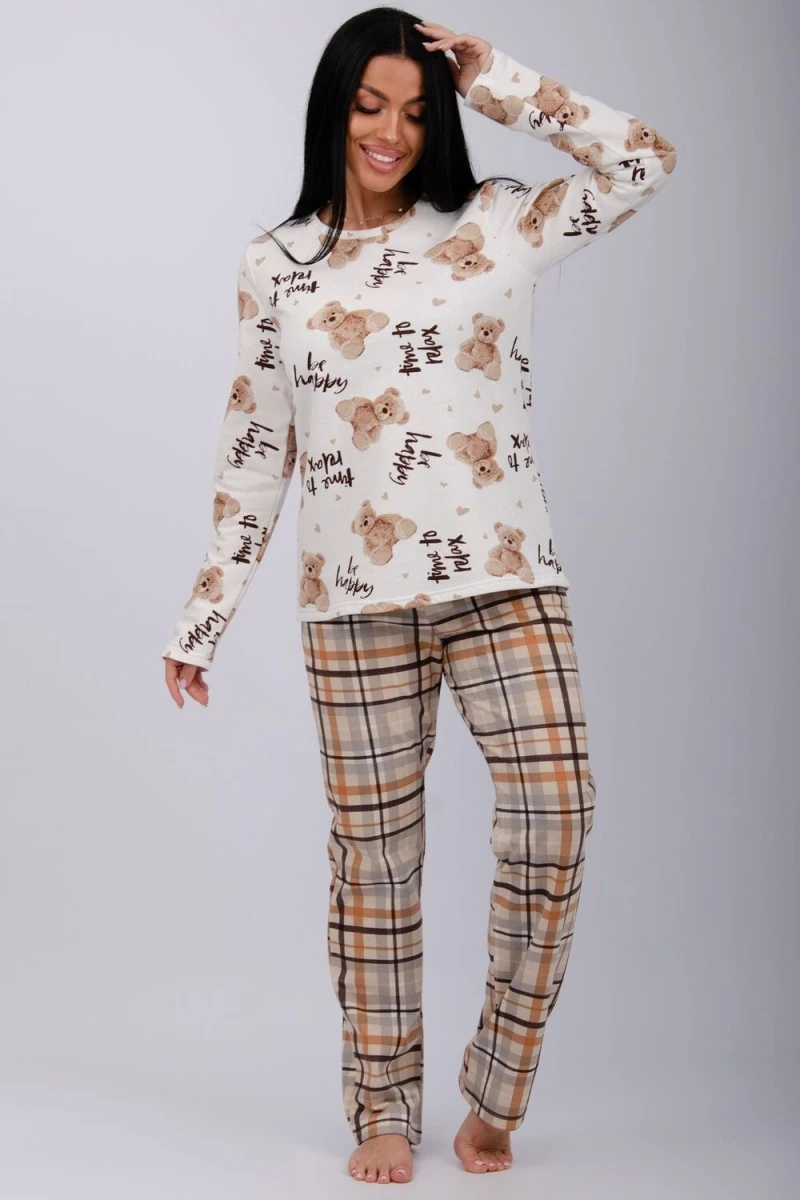 Пижама с брюками Гамми (бежевый)
