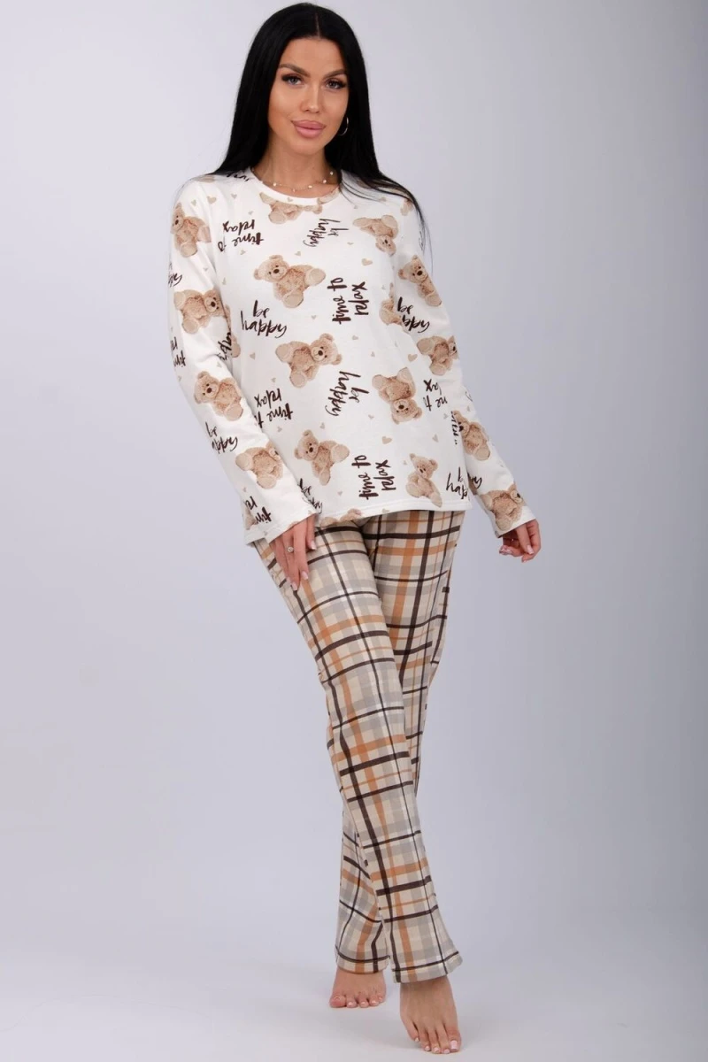 Пижама с брюками Гамми (бежевый)