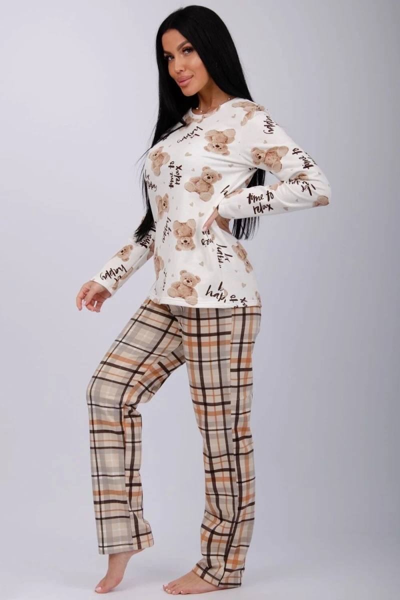 Пижама с брюками Гамми (бежевый)