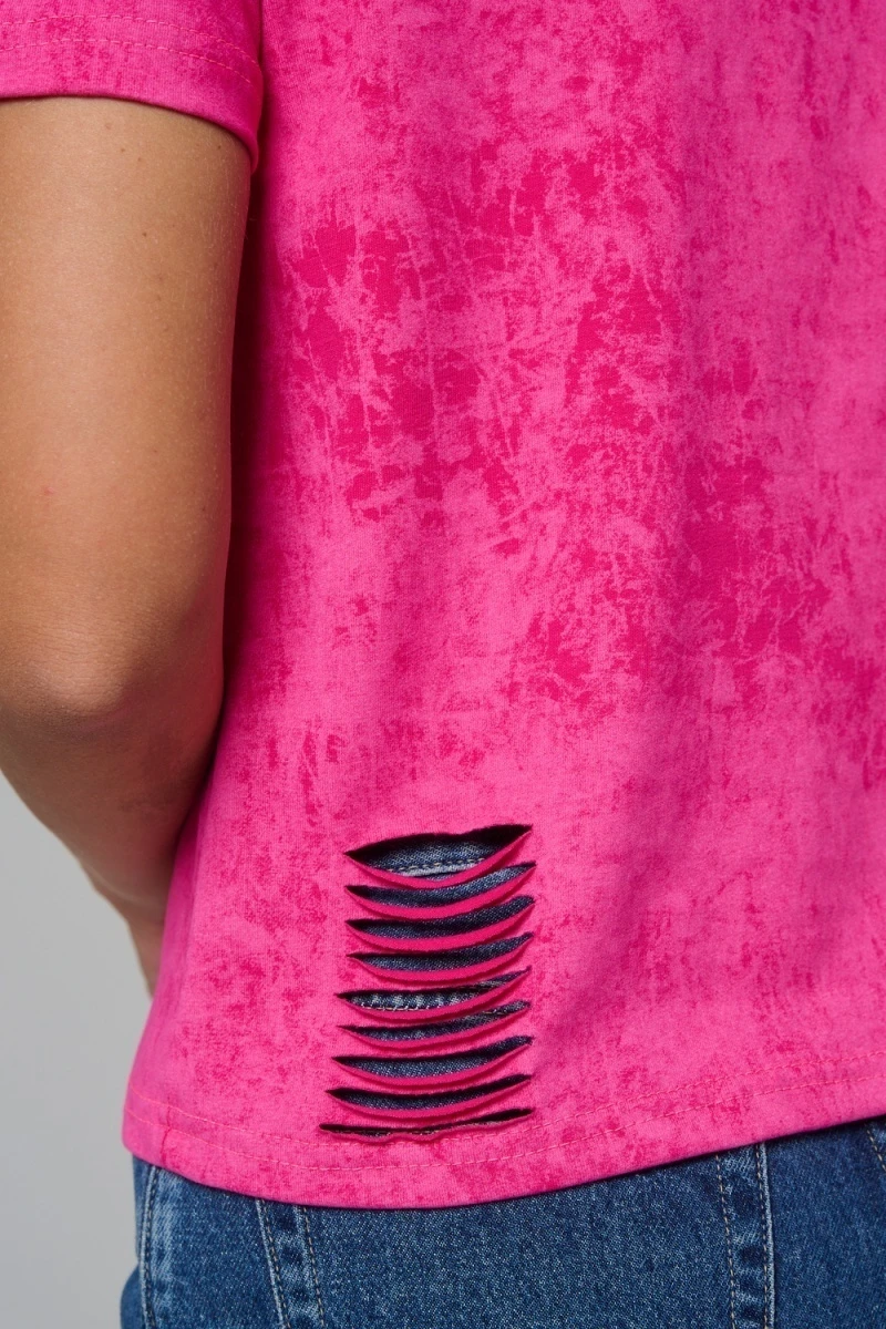 Футболка 7497 (розовый винтаж)