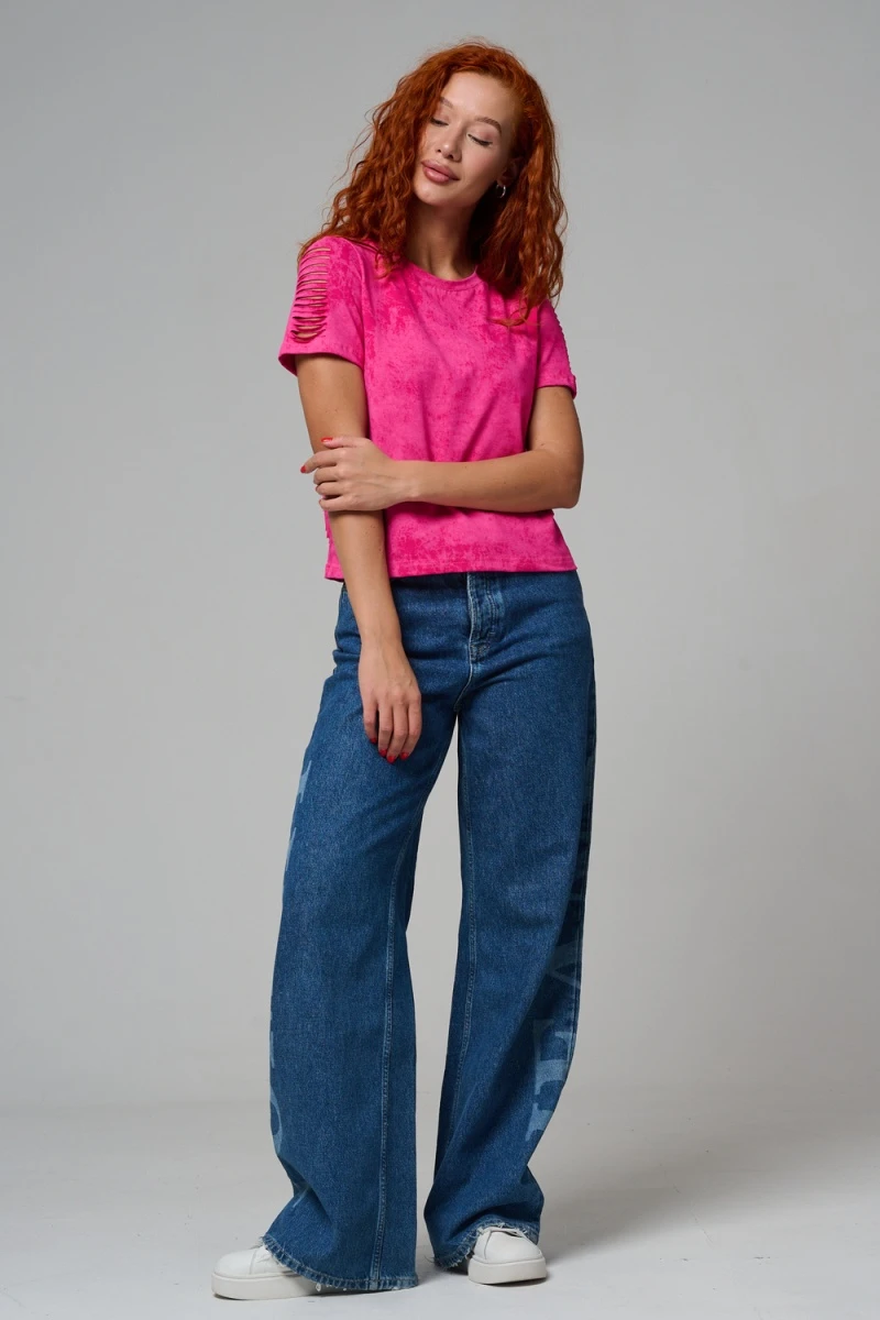 Футболка 7497 (розовый винтаж)