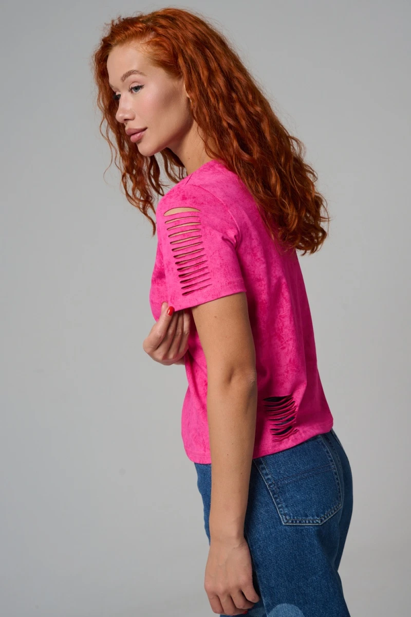 Футболка 7497 (розовый винтаж)