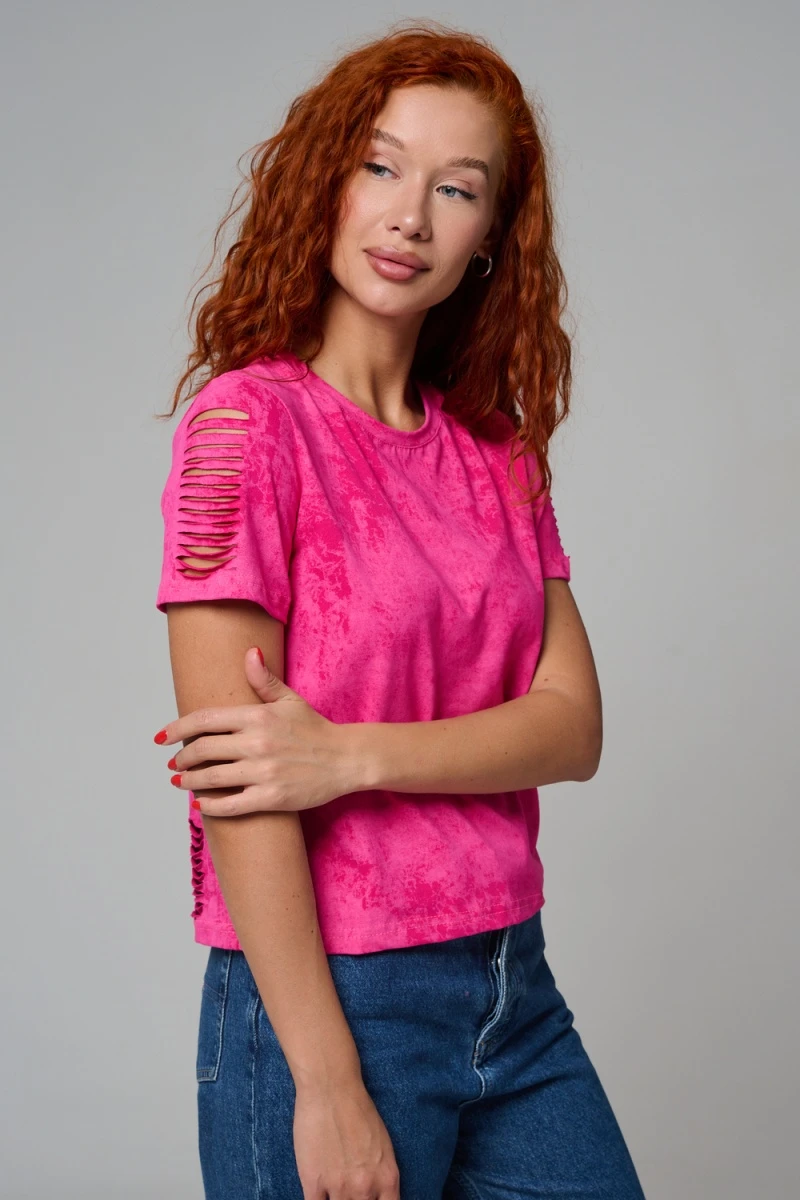 Футболка 7497 (розовый винтаж)