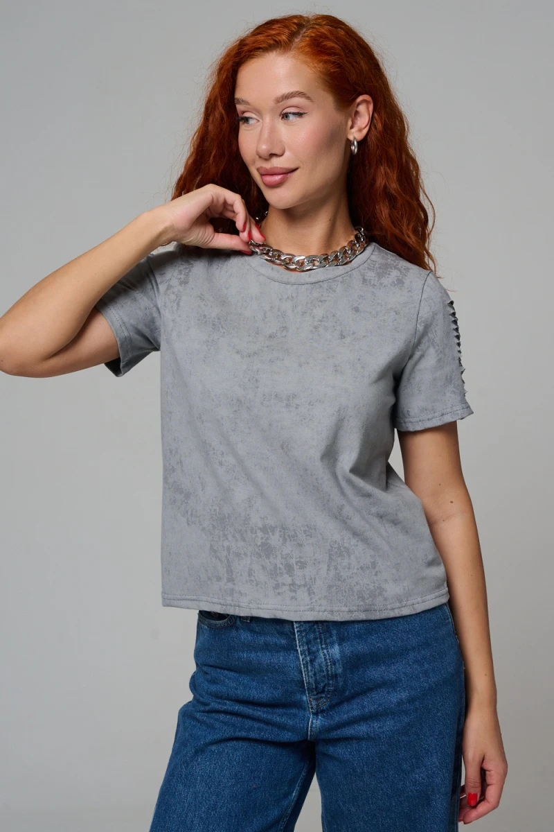 Футболка 7497 (серый винтаж)