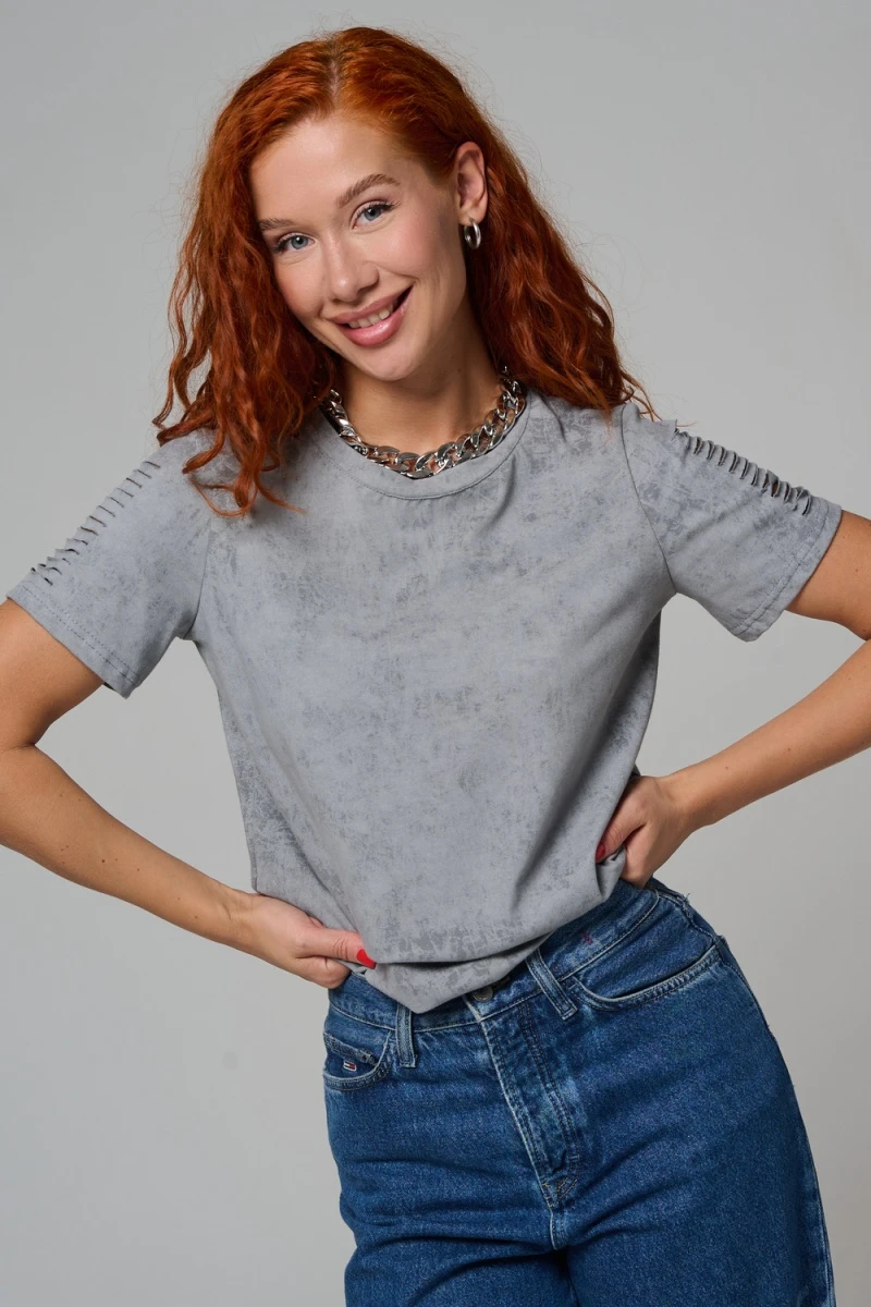 Футболка 7497 (серый винтаж)