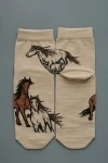 Носки стандарт Лошадки (набор 3 пары) (белый, бежевый)