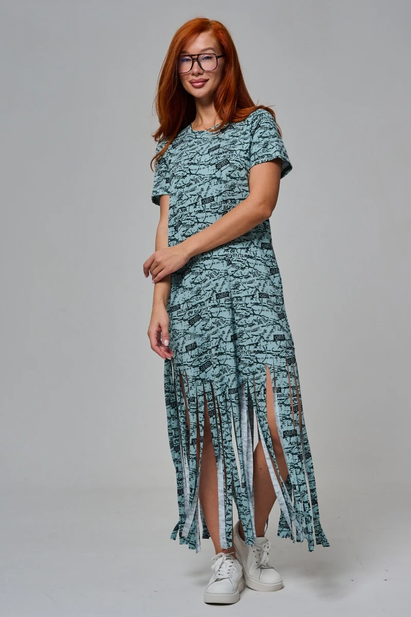 Платье 7480/1 (буквы на ментоле)