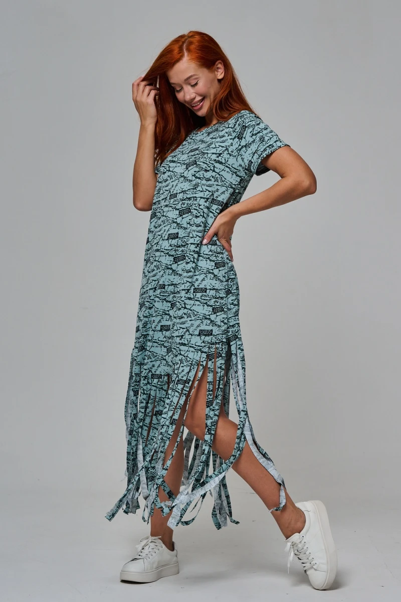 Платье 7480/1 (буквы на ментоле)