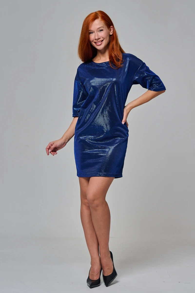 Платье 67163 (синий)