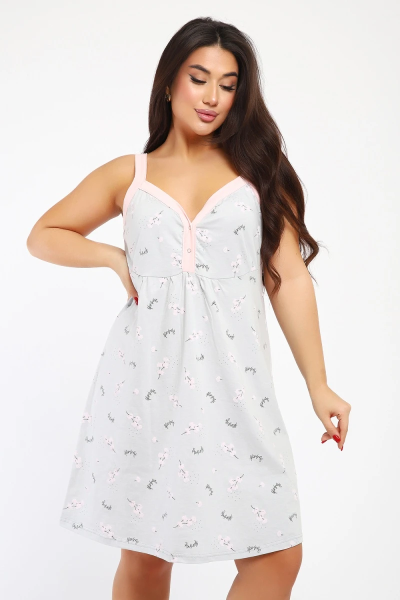 Сорочка 88128 (серый)