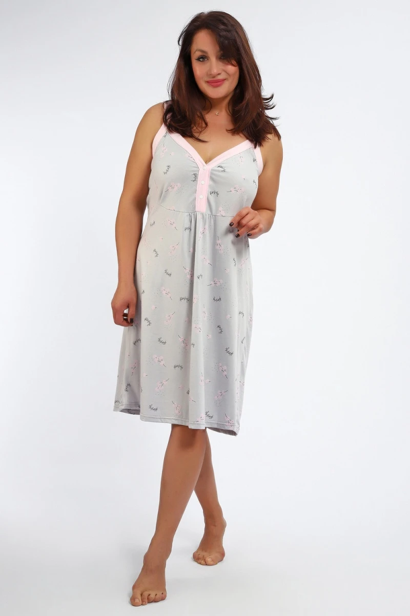 Сорочка 88128 (серый)