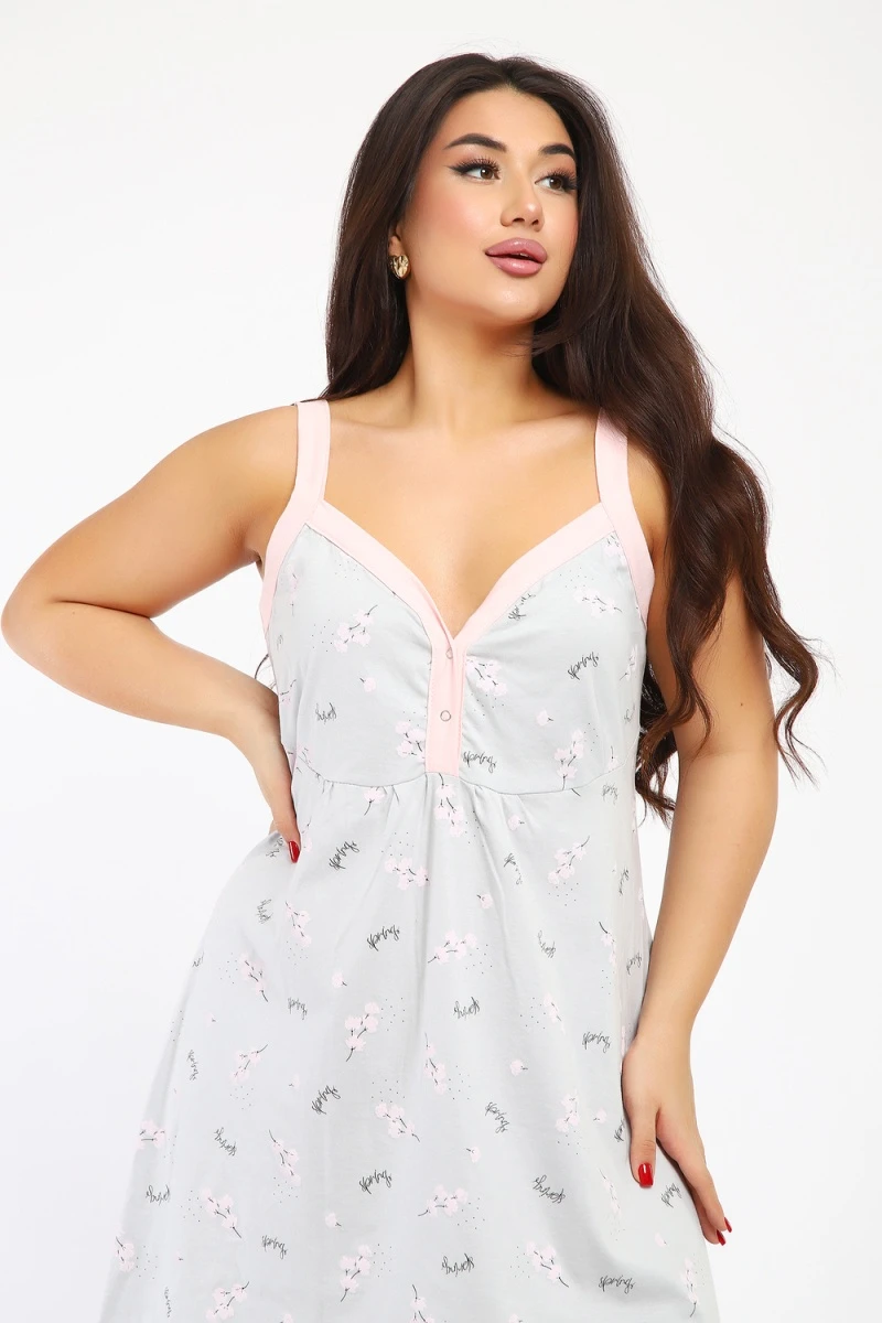 Сорочка 88128 (серый)