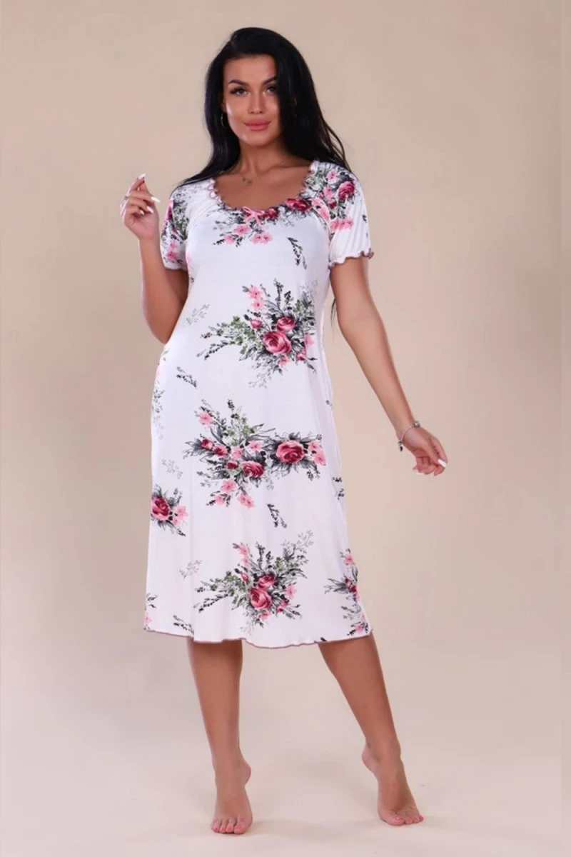 Сорочка из вискозы 916 (молочный)