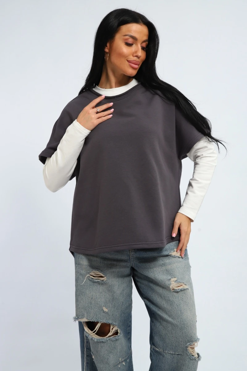 Жилет 348 (серый)