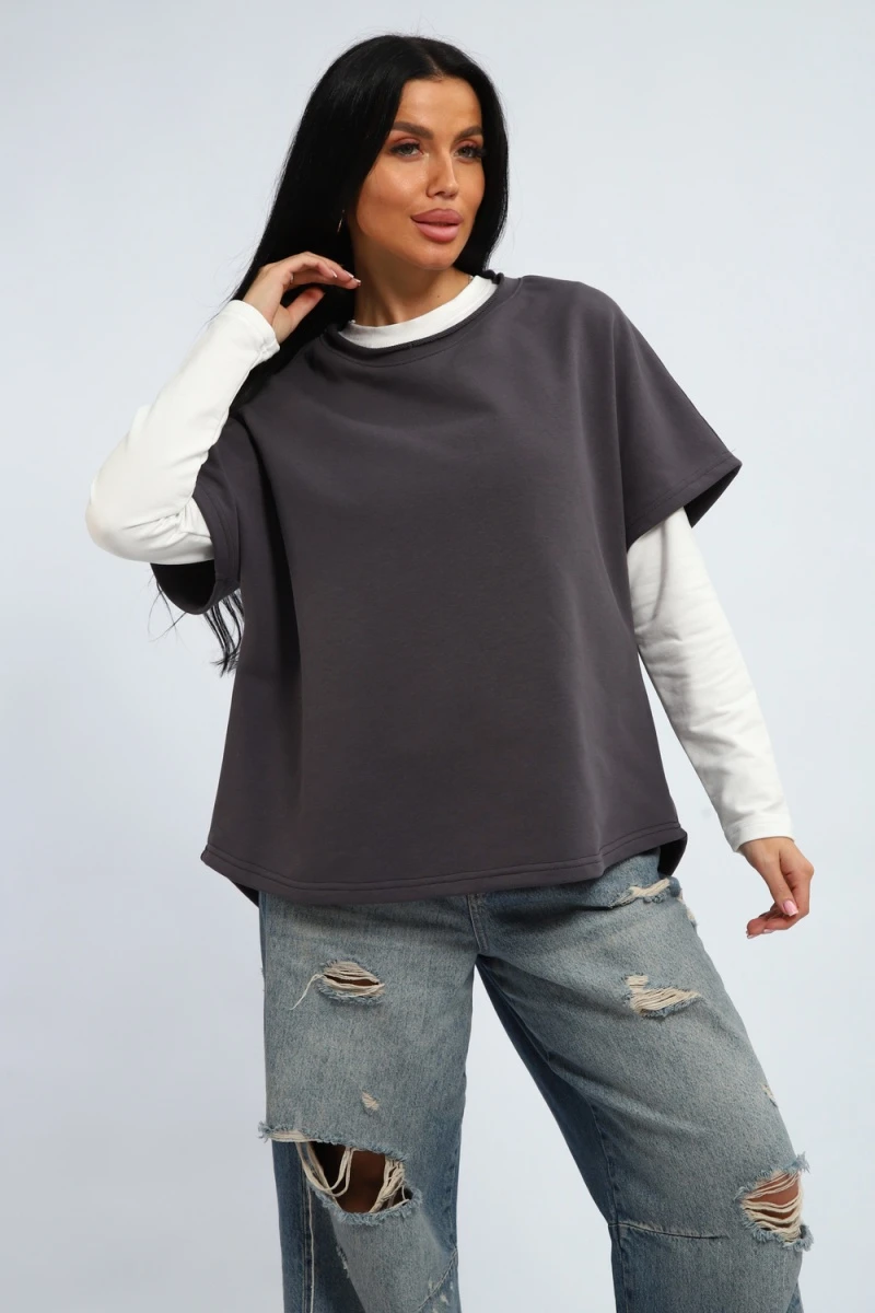 Жилет 348 (серый)