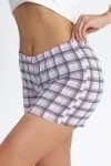 Шорты 306 (розовая клетка)