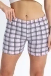 Шорты 306 (розовая клетка)