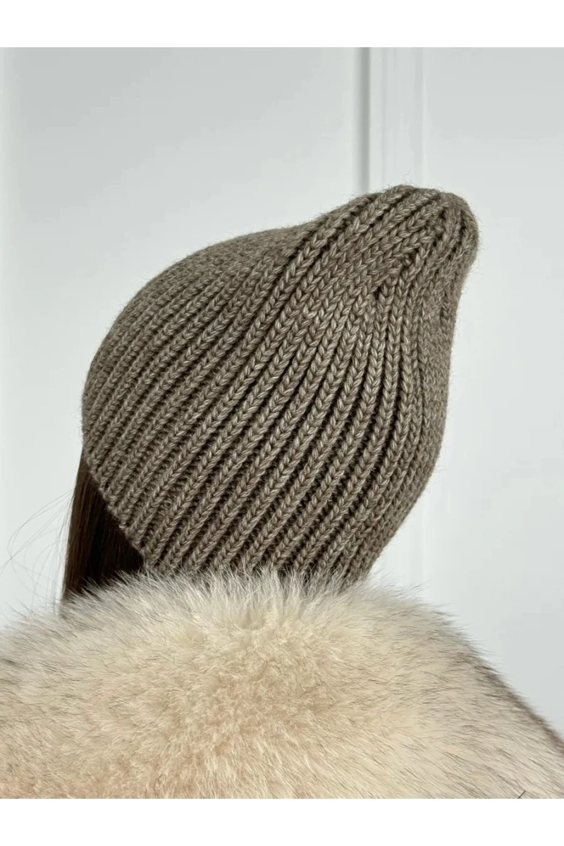 Шапка 60366 (шоколад)