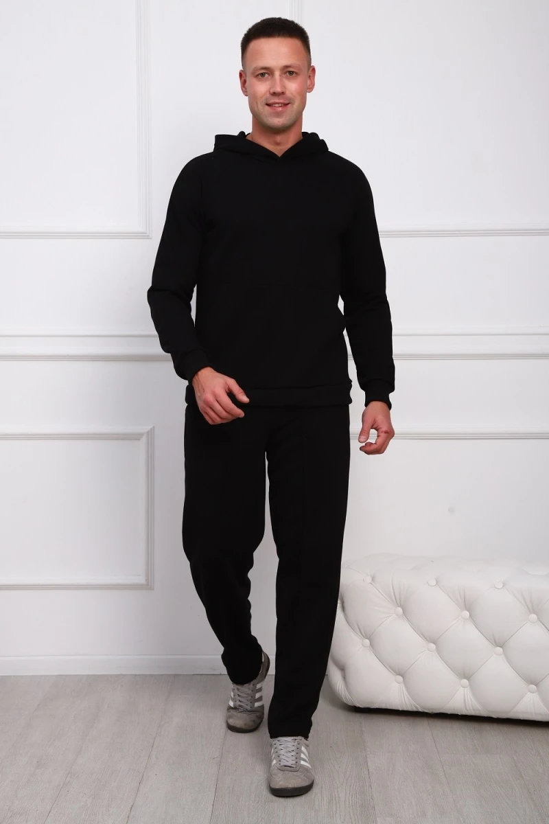 Костюм с брюками 1088 (черный)