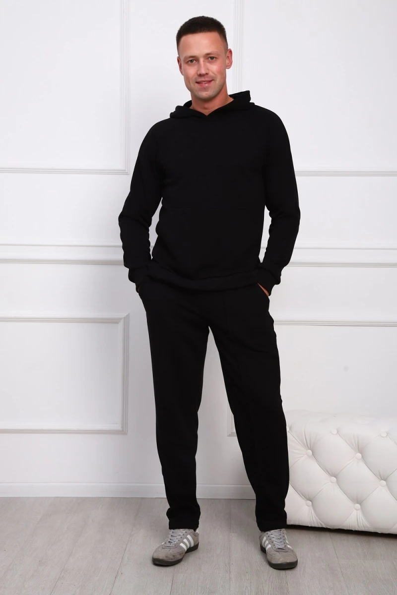 Костюм с брюками 1088 (черный)