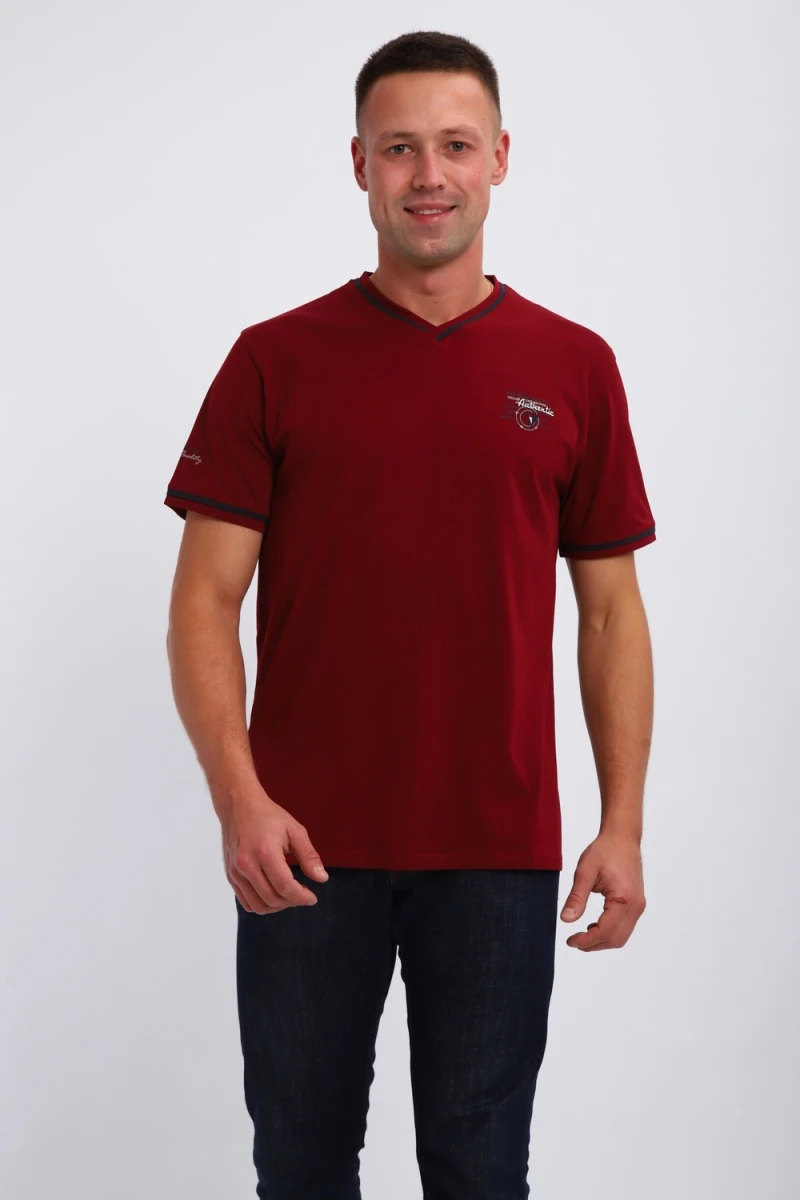 Футболка 059 (бордовый)