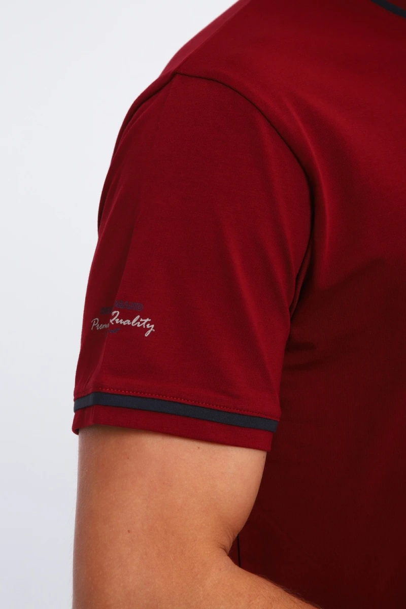 Футболка 059 (бордовый)