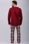 Пижама с брюками Аллюр (бордовый)