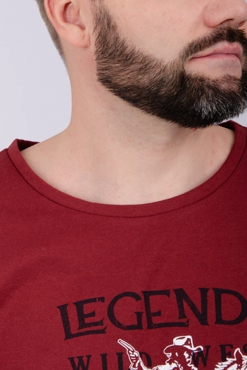 Пижама с брюками Аллюр (бордовый)