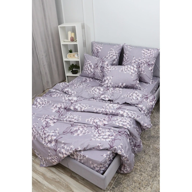 Наволочка Виола (серый)