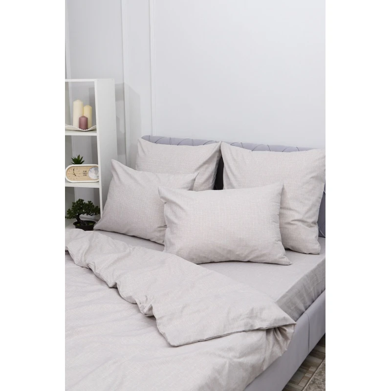 Наволочка Темная ночь 2-компаньон (серый)