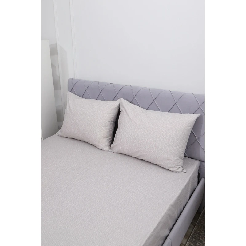 Наволочка Темная ночь 2-компаньон (серый)