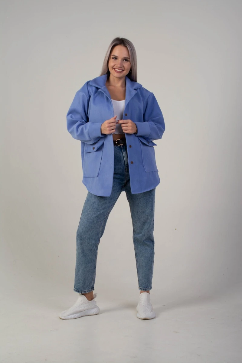 Жакет утепленный (голубой)