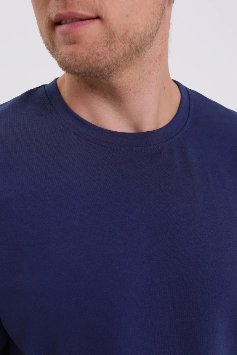 Костюм с шортами футболка+шорты (синий)