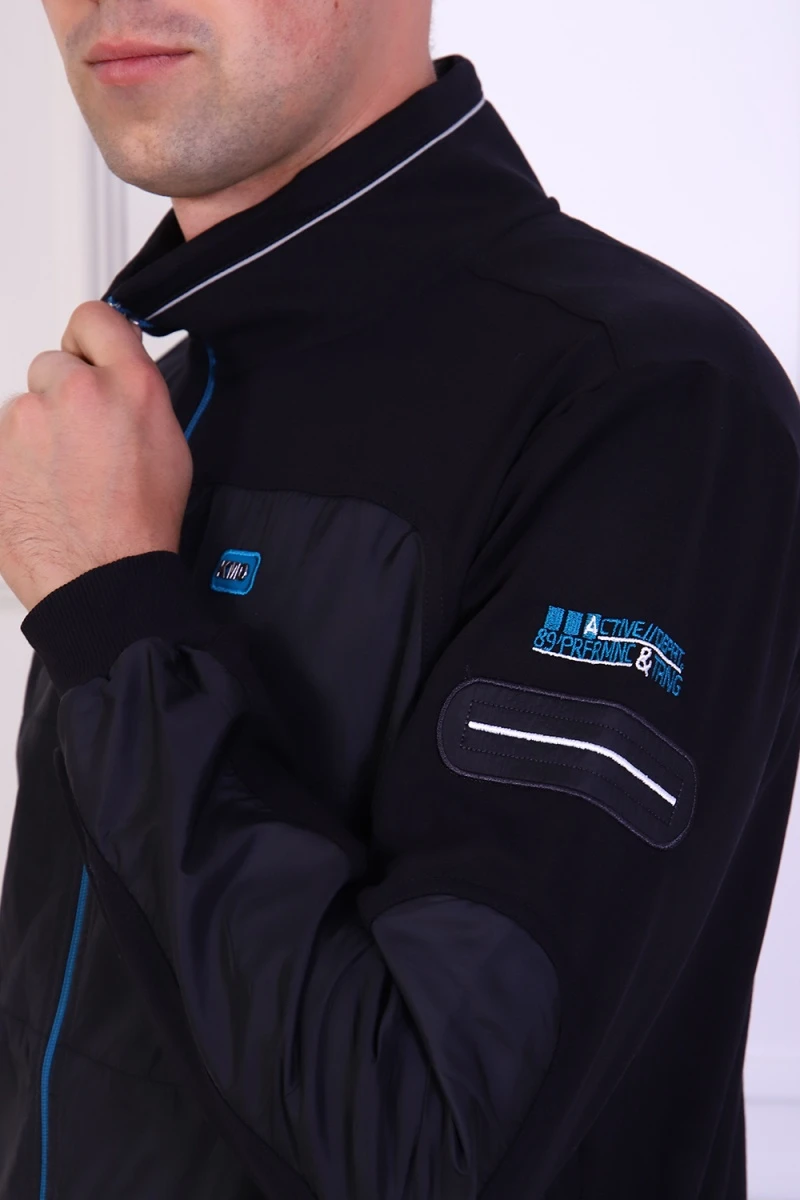 Костюм с брюками 22214 (синий)