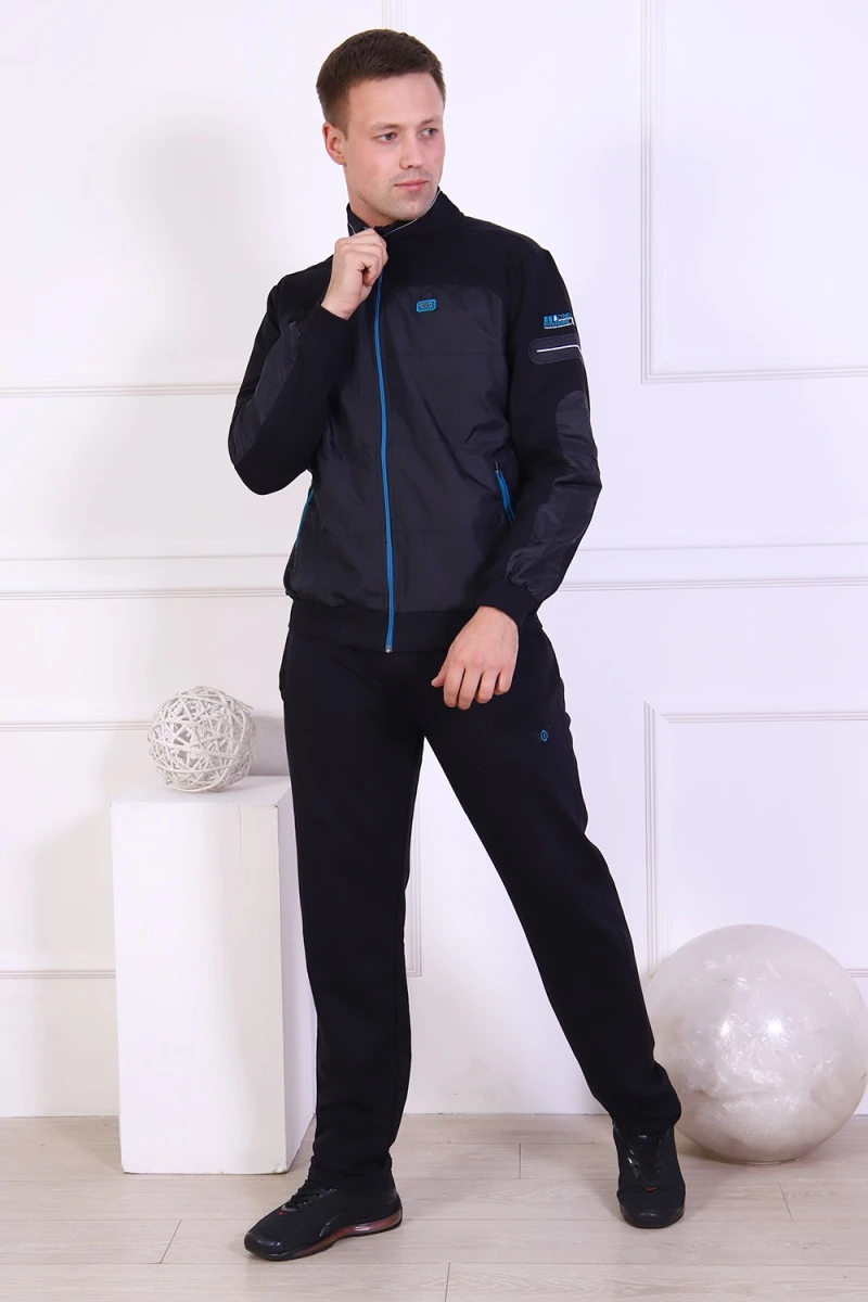 Костюм с брюками 22214 (синий)