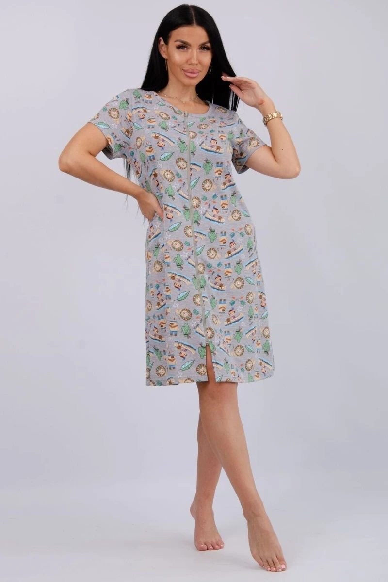 Халат Красотка (серый)