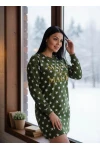 Сорочка Космея (зеленый)