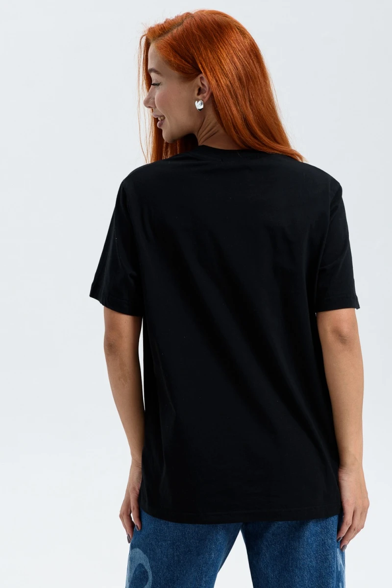 Футболка 8540 (черный+сладкая)