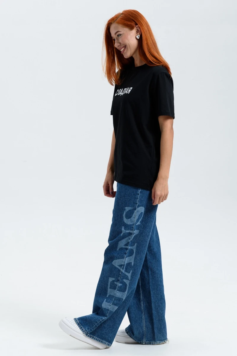 Футболка 8540 (черный+сладкая)