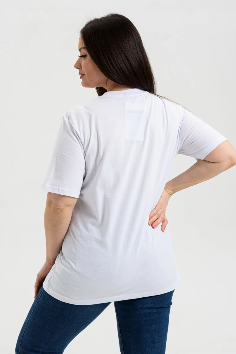 Футболка 8540 (белый+вась)