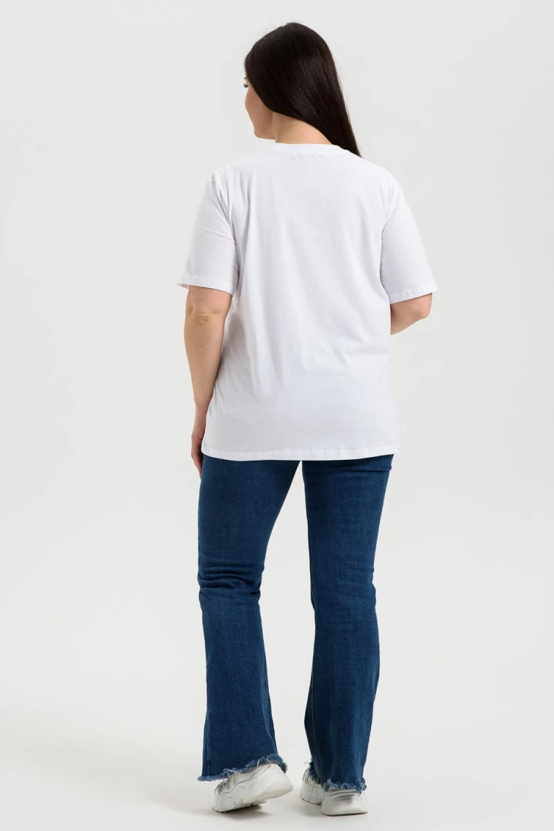 Футболка 8540 (белый+вась)