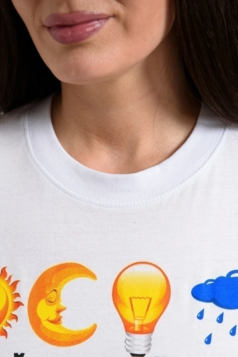 Футболка 8540 (белый+парочка)